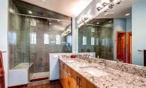 Bathroom colors with black granite countertops. 15 Bathrooms With Granite Countertops Home Design Lover