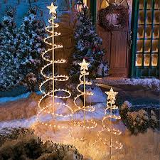 Spiral Christmas Tree 3 Piece Set Spiral Christmas Tree Spiral Tree Outdoor Christmas Tree