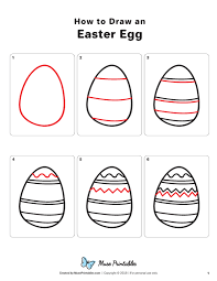 Wash and dry the craft egg to make sure there is no extra dust or residue on the eggs. Learn How To Draw An Easter Egg Step By Step Download A Printable Version Of This Tutorial At Https Musepr Easter Drawings Easter Eggs Easter Cards Handmade