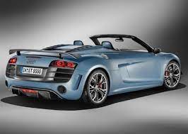 Audi R8 Spyder Gt Light Blue Rear Passenger Side Audi R8 Gt Audi R8 Convertible Audi Supercar