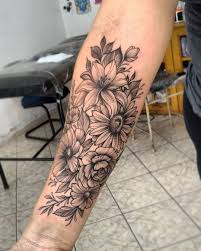 De Hoje Obrigada Pela Confianca Blackline Blackwork Flowers Flowertattoo Cicekli Dovmeler Dovmeli Kadin Gul Dovmeleri
