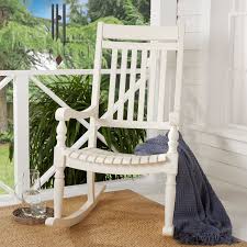 Better Homes Gardens Ridgely Slat Back Mahogany Rocking Chair White Walmart Com In 2020 Rocking Chair Porch White Rocking Chairs Rocking Chair