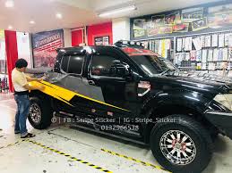 Alle vinyl stickers zijn waterdicht. Stripe Sticker Nissan Navara Full Customize Decal Shah ÙÙØ³Ø¨ÙÙ