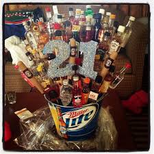 Liquor Bouquet In Beer Mug No Instructions Description From Pinterest Com I Searched For This On Bing 21st Birthday Gifts Guys 21st Birthday Liquor Bouquet
