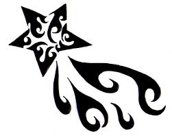 Nautical shooting star tattoo designs. Tribal Shooting Star Tattoo Designs Novocom Top