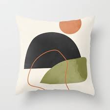 Abstract Minimal 64 Throw Pillow Pillows Designer Throw Pillows Throw Pillows
