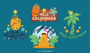 See more of mele kalikimaka on facebook. Mele Kalikimaka Elemente Gesetzt Vektor Download