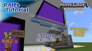 This very simple gold farm is bui. Minecraft Xbox 1 16 Gold Farm Tutorial