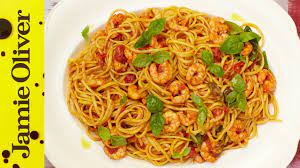 Chef & dad recipe links, book links & more right here linktr.ee/jamieoliver. Prawn Linguine Jamie S 15 Minute Meals 2012 Youtube