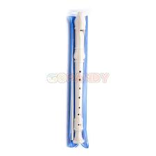 Ivory Descant Flute Recorder With Fingering Chart