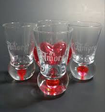 Di Amore Red Ball Bottom Fluted Cordial Glassshot Etsy Glass Liqueur Glasses Vintage Barware