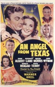 An Angel From Texas 1940 Stars Eddie Albert Rosemary Lane Wayne Morris Jane Wyman Ronald Reagan Jo Ronald Reagan Movies Jane Wyman Classic Movie Posters