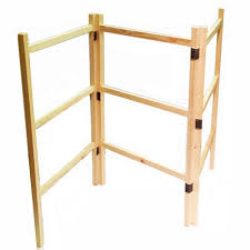 Folding old fashioned wooden clothes drying rack. The 5 Best Wooden Clothes Horses Airers Of 2021