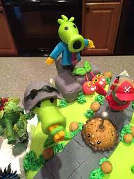 Plants Vs Zombies Garden Warfare Cake Plants Vs Zombies Zombie Minions