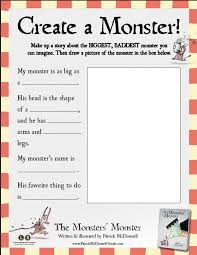 Patrick moster was caught making the remarks on german tv. Create Your Very Own Monster The Monsters Monster By Patrick Mcdonnell Monster Activities 1st Grade Worksheets Activity Kits