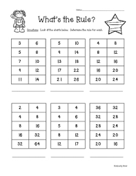 What S The Rule Math In Out Boxes And Number Patterns Number Patterns Math Math Sheets