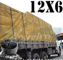 Lona: 12,0 x 6,0m Encerado para Caminhão +Ilhoses + 70 metros Corda 8mm de  brinde para amarrar carga!