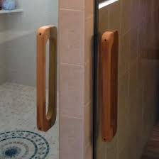 Sauna Steamroom Back To Back Wooden Door Handles Door Handle Diy Wooden Doors Door Handles