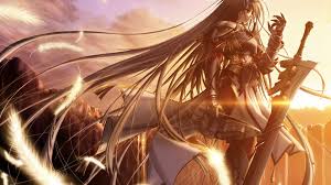 Maybe you would like to learn more about one of these? 4583676 Fantasy Art Red Eyes Sword Fantasy Girl Armor Anime Girls Silver Hair Artwork Anime Women Long Hair Wallpaper Mocah Hd Wallpapers