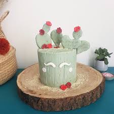 Cactus Sugar Sugar Cake Design A Nantes Cake Design Anniversaire Tropical Anniversaire Couple