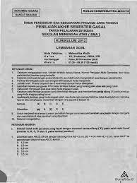 Soal dibahas secara ringkas dan mudah dipahami. Soal Pas Matematika Wajib Kelas Xii Tahun 2018 2019 Pdf