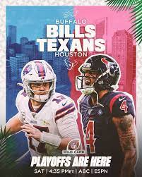 Nfl On Instagram Wild Card Weekend Is Almost Here Weready Bufvshou Saturday 4 35pm Et On Abc Espn Nfl App Yaho Nfl Wild Card Buffalo Bills