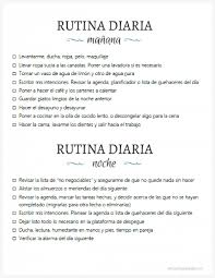 Rutinas Diarias Manana Y Noche Mi Casa Organizada Rutinas Diarias Rutina De La Manana Rutinas De Limpieza