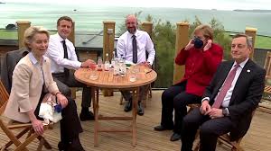 Ob das die absicht des. 11 06 2021 Angela Merkel Emmanuel Macron Mario Draghi U A G7 Grossbritannien Tag 1 Youtube