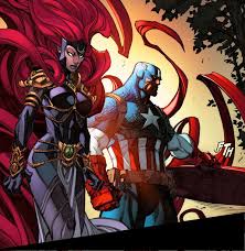 Black Bolt And Medusa Son Queen Medusa And Captain America By Joe Madureira Comics Artwork Marvel Comic Character Medusa Marvel