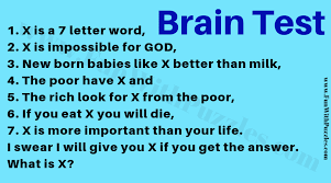 Dec 04, 2015 · with more related things as follows 1st grade printable mazes for kids, christmas word puzzles brain teasers and halloween crossword puzzle for 3rd grade. English Word Puzzle Brain Test With Answer