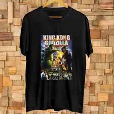 Godzilla Vs Kingkong Vintage Poster T Shirt Size S 3xl Ebay