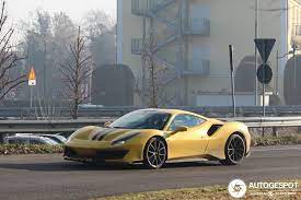 Ready for the 2020 international gt championships is the new ferrari 488 gt3 evo, a refinement of one of the most succe. Spotted Finally The First Yellow Ferrari 488 Pista