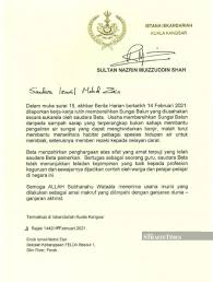 We did not find results for: Perak Sultan Praises Teacher For Cleaning Up Sungai Balun