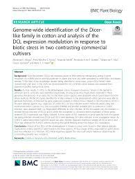 Check spelling or type a new query. Pdf Genome Wide Identification Of The Dicer Like Family In Cotton And Analysis Of The Dcl Expression Modulation In Response To Biotic Stress In Two Contrasting Commercial Cultivars