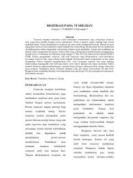 Maybe you would like to learn more about one of these? Artikel Respirasi Pada Tumbuhan