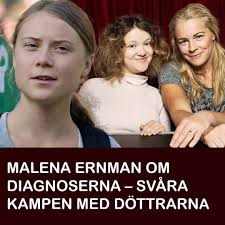 Samtidigt som Malena Ernman gjorde succé på scen hade familjen stora  problem på hemmaplan