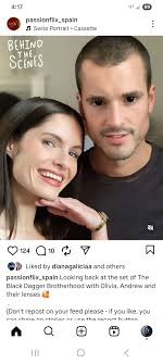 4:17 99 passionfli passionflix_spain _spain л Swiss Portrait Cassette  BEHIND SCENES THE MBS5S 124 মই 10 Liked by dianagaliciaa and others  passionflix_spain Looking back at the set of The Black Dagger Brotherhood