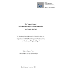Gesetzliche grundlage für den heimvertrag. Die Tagespflege Zwischen Konzeptionellem Anspruch Und Realer