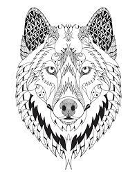 Download the luxury coloring pages wolf for boys. Wolf Mandala Coloring Pages Printable Novocom Top