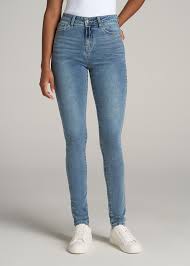 Georgia High-Rise Skinny Jeans for Tall Women in Monaco Faded 25 / 35 / Monaco Faded