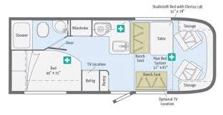 Itasca Viva Itasca By Winnebago Rv Motorhomes Campers By Colonial Rv Floor Plans Winnebago Floor Plans