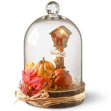 National Tree Company 9 In Lighted Autumn Decor Piece Pg11 11704 1 The Home Depot In 2020 Pumpkin Table Decorations Fall Decor Harvest Decorations