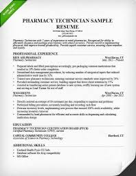 A curriculum vitae is a document generally used instead of a resume for an academic audience. Pharmacy Tech Resume Objective Examples Entry Level Sample Hudsonradc