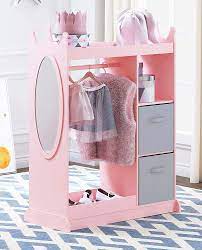 Playroom, conservatory, kitchen, bedroom, laundry/utility room, bathroom, home office/study, living room, dining room. Utex Kids Dress Up Storage With Mirror And Storage Bin Kids Armoire Dresser With 2 Drawers Costume Closet For Kids Pretend Storage Closet For Child Costume Storage Dresser Pink Walmart Com Walmart Com