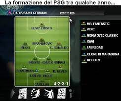 In many editions, the best player out of the bunch was brazilian striker castolo who was very quick compared to the rest off the team. Gin On Twitter La Formazione Del Psg Tra Qualche Anno Lol Http T Co 9uudcy8z
