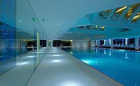 25m Long Swimming Pool With Heated Sea Water Lagunanovigrad Novigrad Istria Croatia Architectural Lighting Design Hotel Light Architecture