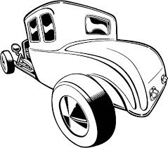 Choosing the color of your new car may seem l. Hot Rod Cars Picture Coloring Pages Kids Play Color