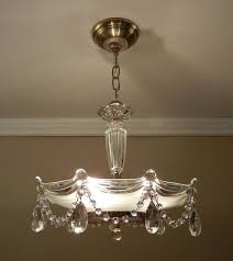 Vintage Chandelier Crystal Beaded Drape 1930 S Antique Victorian Glass Hanging Ceiling Light Fixture R Vintage Chandelier Ceiling Lights Hanging Ceiling Lights