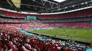 Even though the first stadium was demolished in 2003, the current option of the home of england's international team was. Euro 2020 Fan In Serious Condition After Falling At Wembley Bbc News