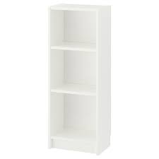 The ladder bookshelf has a minimalist style that can fit your home office or living room. Billy White Bookcase 40x28x106 Cm Ikea
